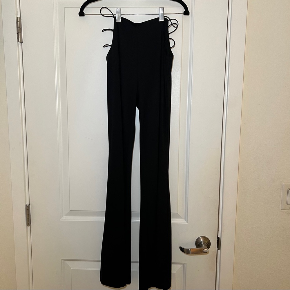 Adika Empire Flare Cut-Out Pants Size L
